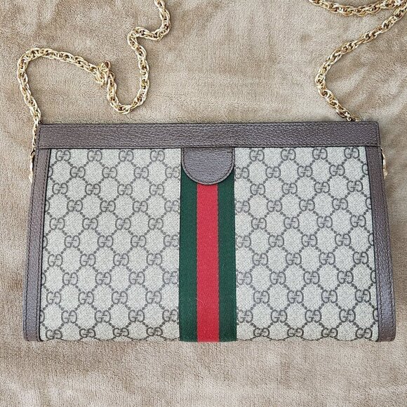 Gucci Ophidia Chain Shoulder Bag, Authentic - Picture 9 of 13